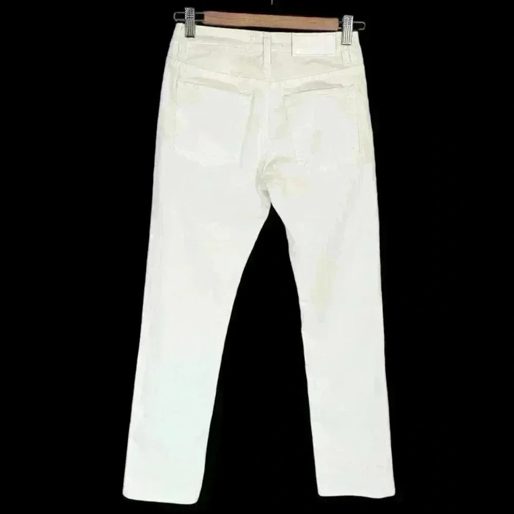 Acne Studios White Straight-Leg Jeans